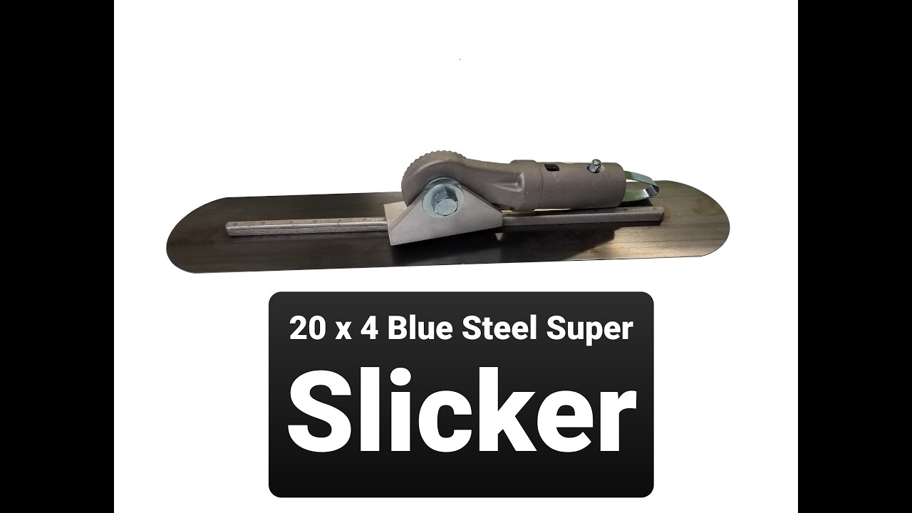 20" x 4" Steel Ultra lightweight Slicker