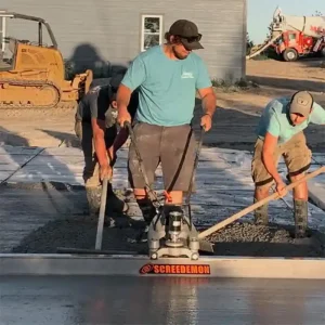 MBW Screed Demon Motorenhet elektrisk med Milwakee lithium batteri. Betongavretting